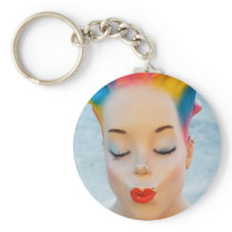 Keychain with Kissing Mannequin