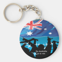 Keychains du football de l'Australie Porte-clé