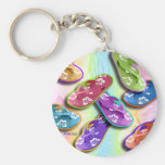 Keychains - FLIP FLOPS Pop Art