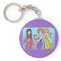 Keychains - Three Martini Divas