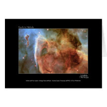 Keyhole Nebula Hubble Telescope Photo Greeting Cards