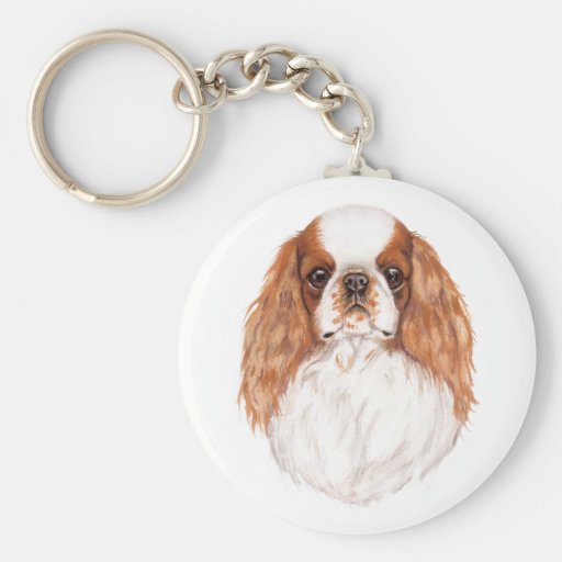 Keyring: Blen Toy ( king charles) spaniel Key Chain