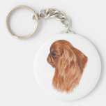Keyring : English toy ( king charles) spaniel Key Chain