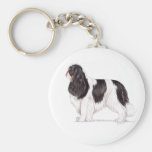 Keyring: King charles spaniel ( english toy) Keychain