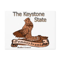 Keystone State Pennsylvania Bird Post Card