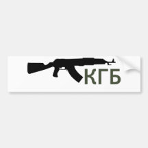 **KGB** BUMPER STICKERS