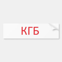 KGB I'd like to wiretap that Bumper Stickers
