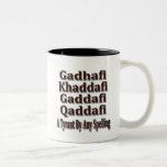 Khaddafi Qaddafi Ghadafi Mugs