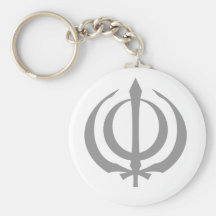 Khanda (diverses couleurs) porte-clé