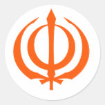 Khanda-O Autocollant
