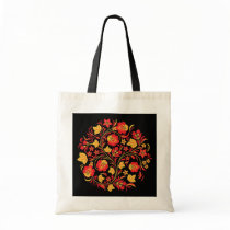 Khokhloma Russian Folk Art Tote Bag