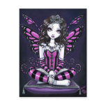 "Khristyn" Pink Princess Fairy Art Postcard