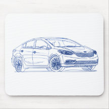 Kia Forte 2014 Mouse Pad