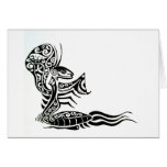kiba balang greeting card