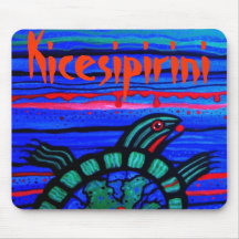 Kichesipirini Turtle Island Duress Mousepads