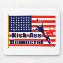 Kick-Ass Democrat Party Mousepad