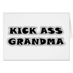 Kick Ass Grandma Greeting Cards
