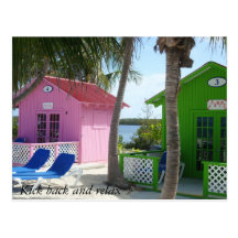 Kick back and relax post cards