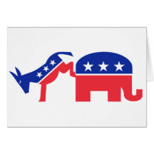 Kick 'em Dems! Greeting Card