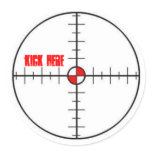 kick here sticker