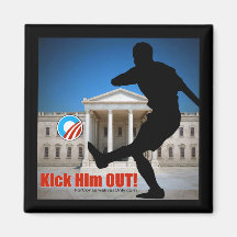 Kick Him Out Fridge Magnet