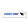 Kick Some Cancer Bumper Sticker