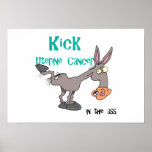 KICK uterine cancer posters
