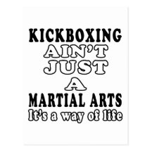 kickboxing Ain't Just A Martial Arts Postcard