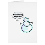Kickboxing Anyone Greeting Cards