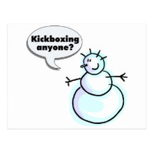 Kickboxing Anyone Postcard