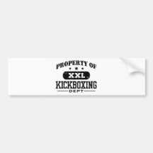 Kickboxing Bumper Sticker