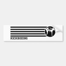 Kickboxing Bumper Sticker