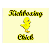 Kickboxing Chick Postcards