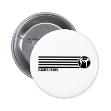 Kickboxing Pinback Button
