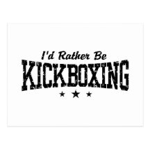 Kickboxing Post Card
