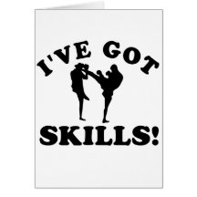 kickboxing vector designs cards