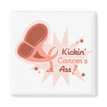 Kickin Cancer's Ass Uterine Cancer magnets
