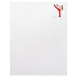 kicking kickboxer kickboxing graphic custom letterhead