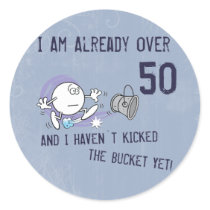 Kicking the Bucket Sticker