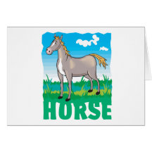 Kid Friendly Horse Card