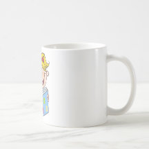 Kid Girl Reading A Book Coffee Mug