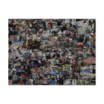 “Kid History” Quote Collage Postcard