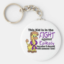 Kid In The Fight Against Epilepsy Key Chain
