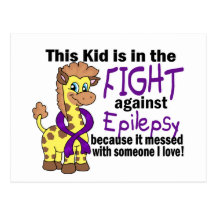 Kid In The Fight Against Epilepsy Post Card