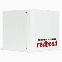 Kid is a Redhead Binders