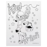 Kid Krash Colouring Sheets letterhead