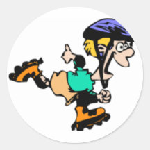 Kid Skating Stickers
