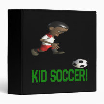 Kid Soccer 3 Ring Binders