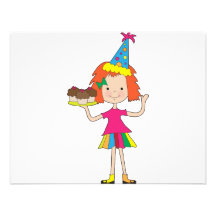 Kiddle 1 Cupcakes Custom Invitation