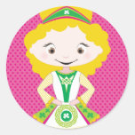 KIDLETS : : blonde irlandaise de danseur Adhésifs